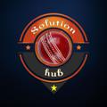 Logo saluran telegram solutionhubcricket — Solution hub