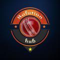 Logo saluran telegram solutionhubcrickets — Solution hub