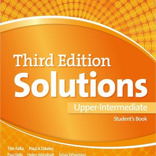 Telegram kanalining logotibi solutions_upper_lntermediate — Solutions Upper-Intermediate