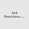 لوگوی کانال تلگرام sometimesyouwanttolivebut — sometimes