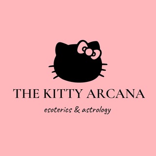 Логотип телеграм -каналу songforlittlestars — the kitty arcana 𓃠