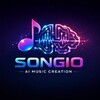 Логотип телеграм канала @songio_music — Songio AI — Создать песню за 2 минуты бесплатно🎵