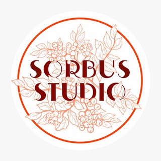 Логотип телеграм канала @sorbus_studio — Букеты, подарки, декор в Перми