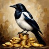 Логотип телеграм канала @soroka_finance — Сорока и финансы