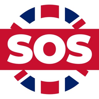 Логотип телеграм канала @sos_englishh — SOS English