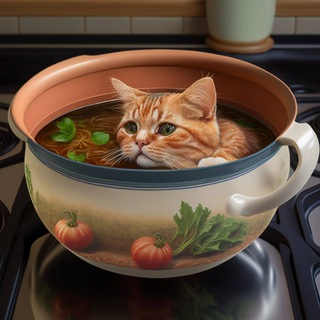 Логотип телеграм канала @soupskotom — Суп с котом