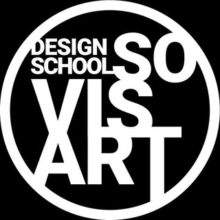 Логотип телеграм канала @sovisartofficial — SOVISART: design school