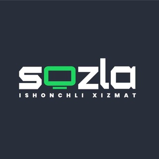 Логотип телеграм канала @sozla_uz — SOZLA - Ishonchli xizmat!