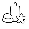 Логотип телеграм канала @spa_candles — SPA & Свечи