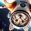 Логотип телеграм канала @spacee_cat — SPACE CAT