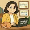 Логотип телеграм канала @spanglish_teacher — Spanglish Teacher английский и испанский онлайн
