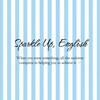 Логотип телеграм канала @sparkleupenglish — Sparkle Up, English ✨