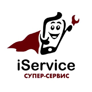 Логотип телеграм канала @spbapple — iService