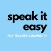 Logo of telegram channel speakiteasy4teachers — Speak it easy! for teachers