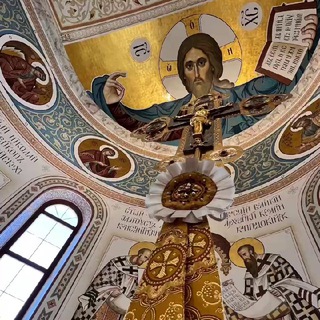 Логотип телеграм канала @spiridonovskiy_hram — Спиридоновский храм