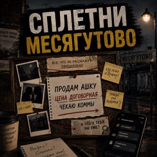 Логотип телеграм канала @spletni_mesagytovo — сплетни Месягутово
