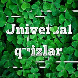 Telegram channel Universal quizlar logo