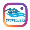 Логотип телеграм канала @sportcubes — Sportcubes.ru. Российское плавание