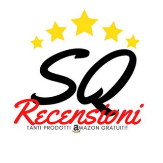 Logo del canale telegramma sqrecensioni - 🎁 SQ RECENSIONI AMAZON ⭐️⭐️⭐️⭐️⭐️ 🎁