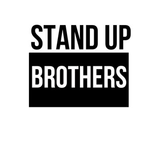 Логотип телеграм канала @standup_brothers — STANDUP BRO