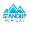 Логотип телеграм канала @standupaltai — StandUp Алтай 🎤