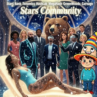 Логотип телеграм канала @stars_page — Stars Community