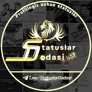 Logo saluran telegram statuslar_dodasi_islomiy_rasm — STATUSLAR DODASI | Rasmiy️
