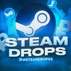 Логотип телеграм канала @steamdropss — STEAM DROPS раздачи игр