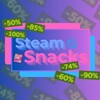 Логотип телеграм канала @steamsnacks — SteamSnacks