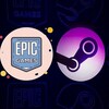 Логотип телеграм канала @steamtopnews — Раздача Steam и epic games