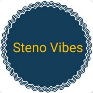 Logo of telegram channel steno_dictations — Steno Vibes™