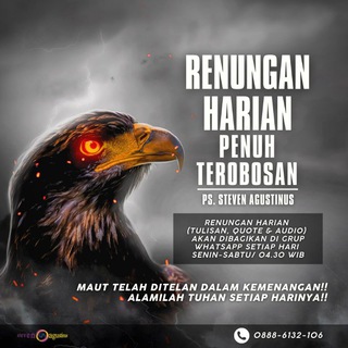 Logo saluran telegram stevenagustinus — Renungan Harian Ps Steven Agustinus