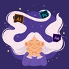 Логотип телеграм канала @stickerira — “Ира, нарисуй!”✿эмодзи•стикеры