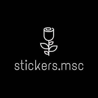 Logo saluran telegram stickers_msc — stickers.msc