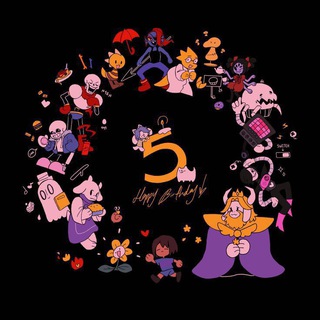 Логотип телеграм канала @stickers_undertale — Андертейл | Стикеры