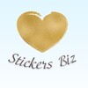 Логотип телеграм канала @stickers_reginabiz — Stickers Biz || Все стикеры здесь ✨