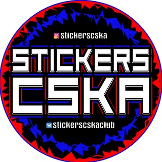 Логотип телеграм канала @stickerscska — 🔴 Стикеры ЦСКА 🔵