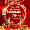 Logo of telegram channel stickersokvip — Telegram Emoji/Stickers | OKVIP ALLIANCE