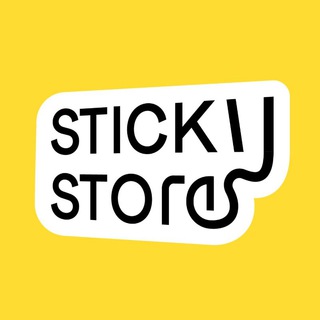 Логотип телеграм канала @stickystoreuz — StickyStore.uz ✨