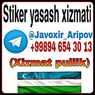 Telegram channel STIKER LOGOTIP YASASH XIZMATI logo