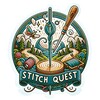 Логотип телеграм канала @stitchquest — Вышивальные игры StitchQuest