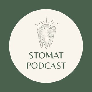 Логотип телеграм -каналу stomat_podcast — STOMAT PODCAST