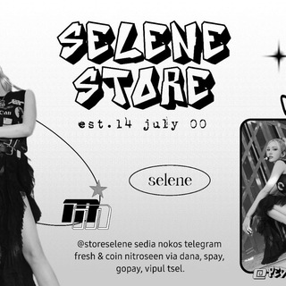 Logo saluran telegram storeselene — RPIN . SELENE STORE