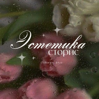 Логотип телеграм канала @stories_leya — Эстетика сторис | moon.leya 💖