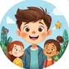 Логотип телеграм канала @stories_about_children — Истории про детей