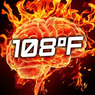 Логотип телеграм канала @stovosemgradusov — 108 градусов по Фаренгейту