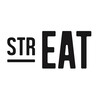Логотип телеграм канала @streat_moscow — strEAT гастрономическая улица