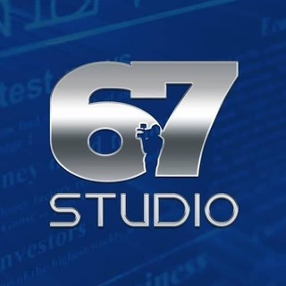Telegram channel 67 studio logo