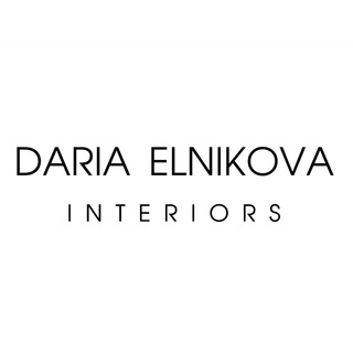 Логотип телеграм канала @studioelnikova — DARIA ELNIKOVA INTERIORS | Дизайн интерьера