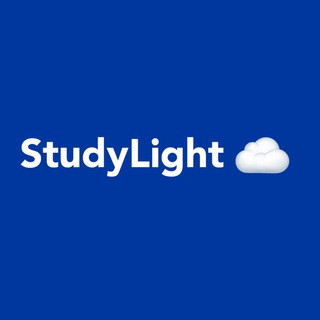 Логотип телеграм канала @studyl1ght — StudyLight ☁️